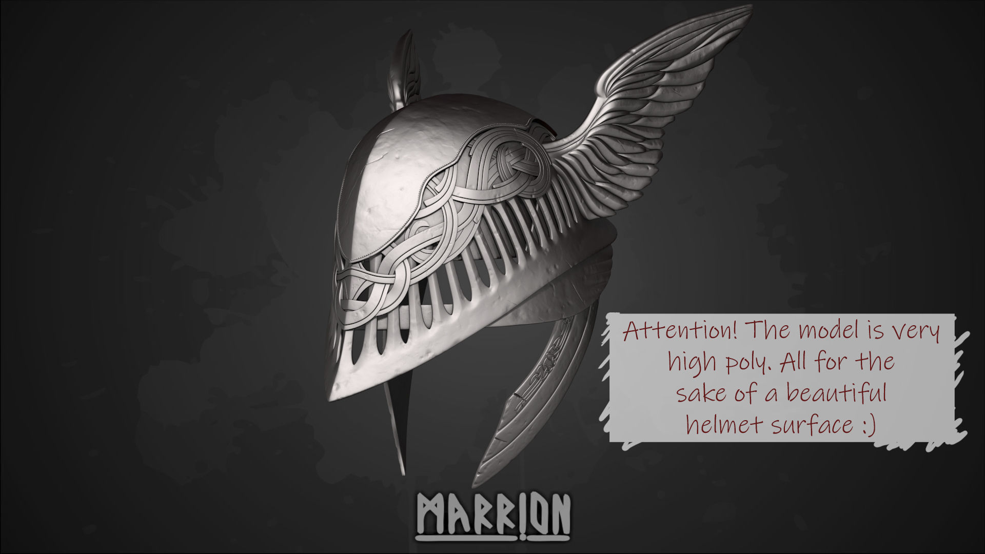 Malenia Winged Helmet Elden Ring 3D print model_2
