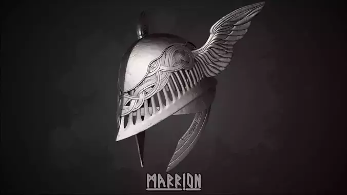 Malenia Winged Helmet Elden Ring 3D print model