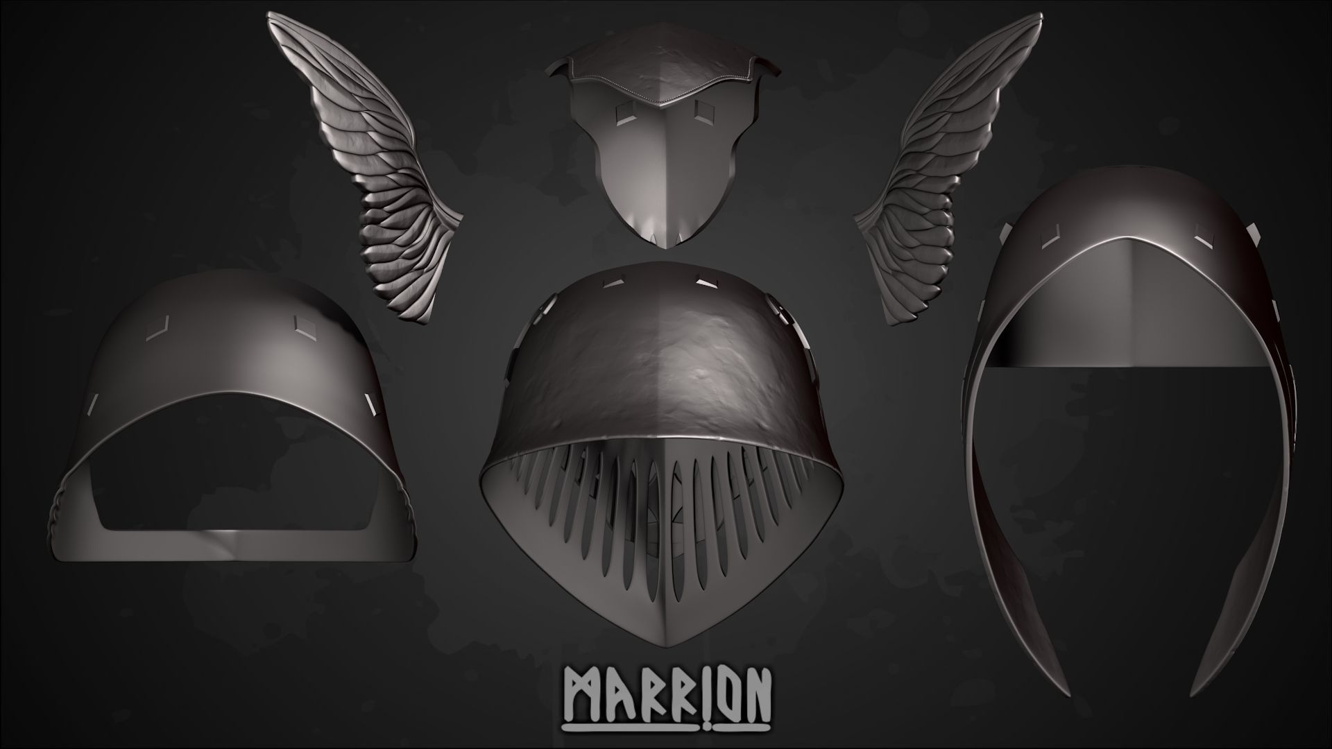 Malenia Winged Helmet Elden Ring 3D print model_18