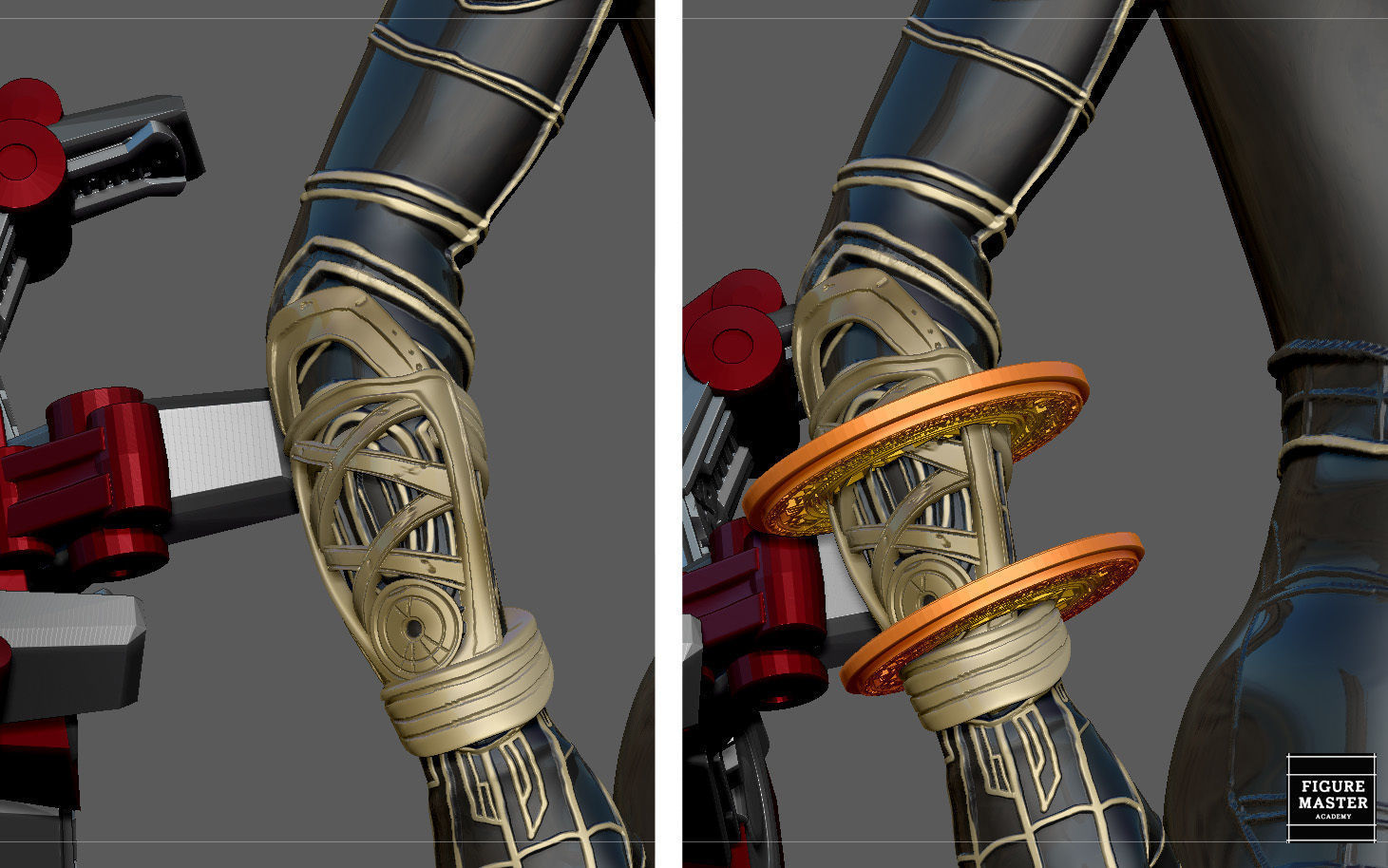 SPIDERMAN NO WAY HOME BLACK GOLD SUIT MCU MARVEL TOM HOLLAND 3D print model_9