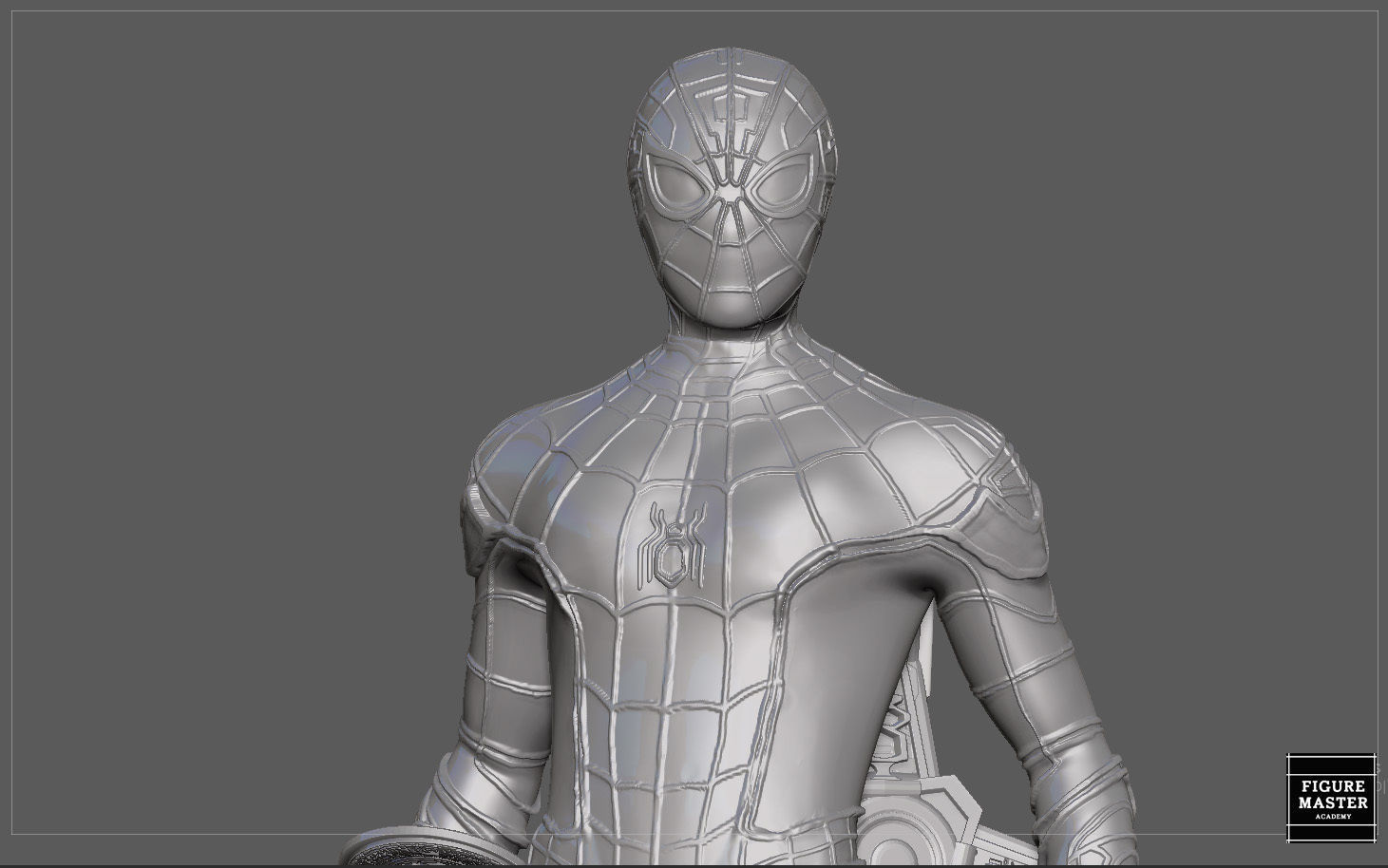 SPIDERMAN NO WAY HOME BLACK GOLD SUIT MCU MARVEL TOM HOLLAND 3D print model_28