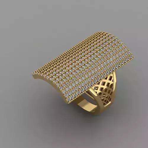 Rings gold ring with diamonds