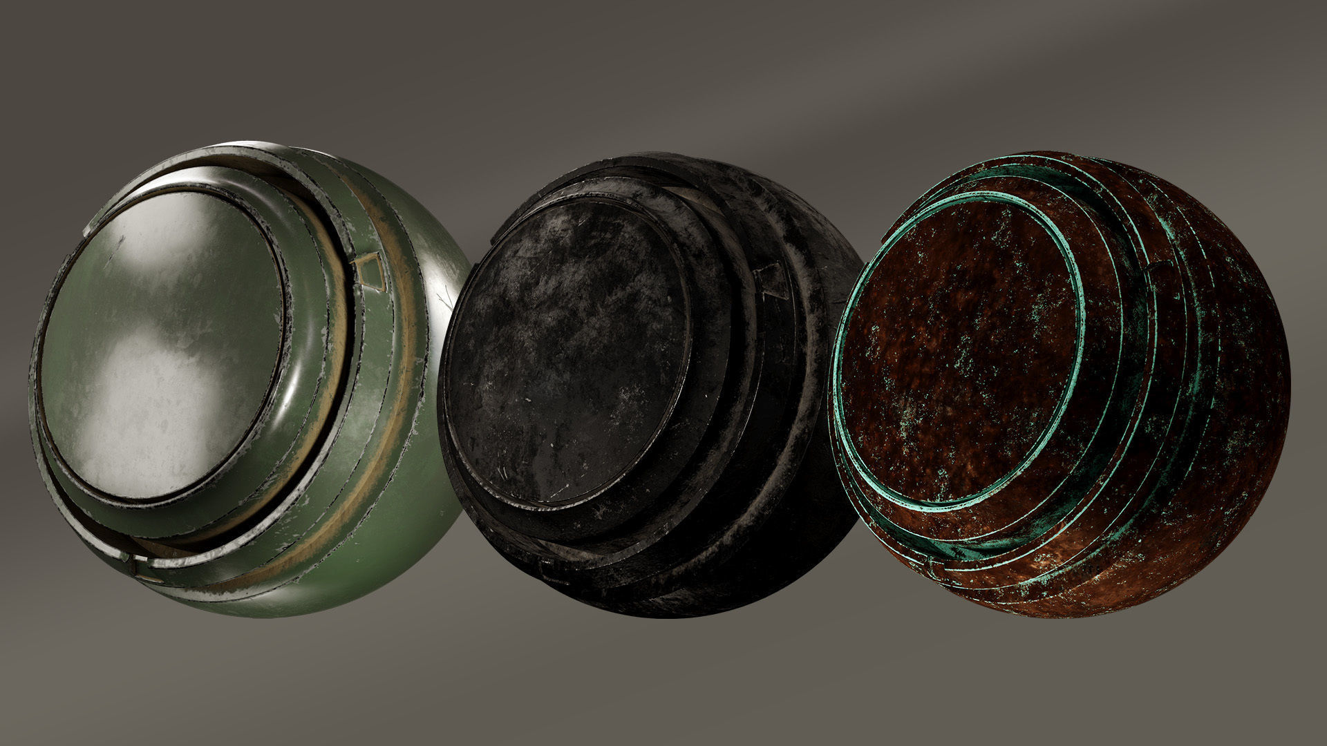 The Barrel Stove Low-poly 3D model_8