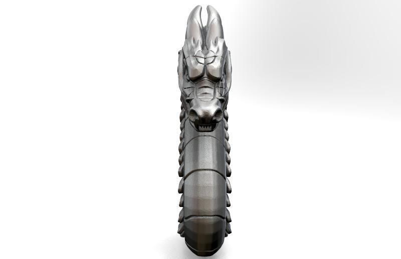 Dragon pendant 3D print model_9