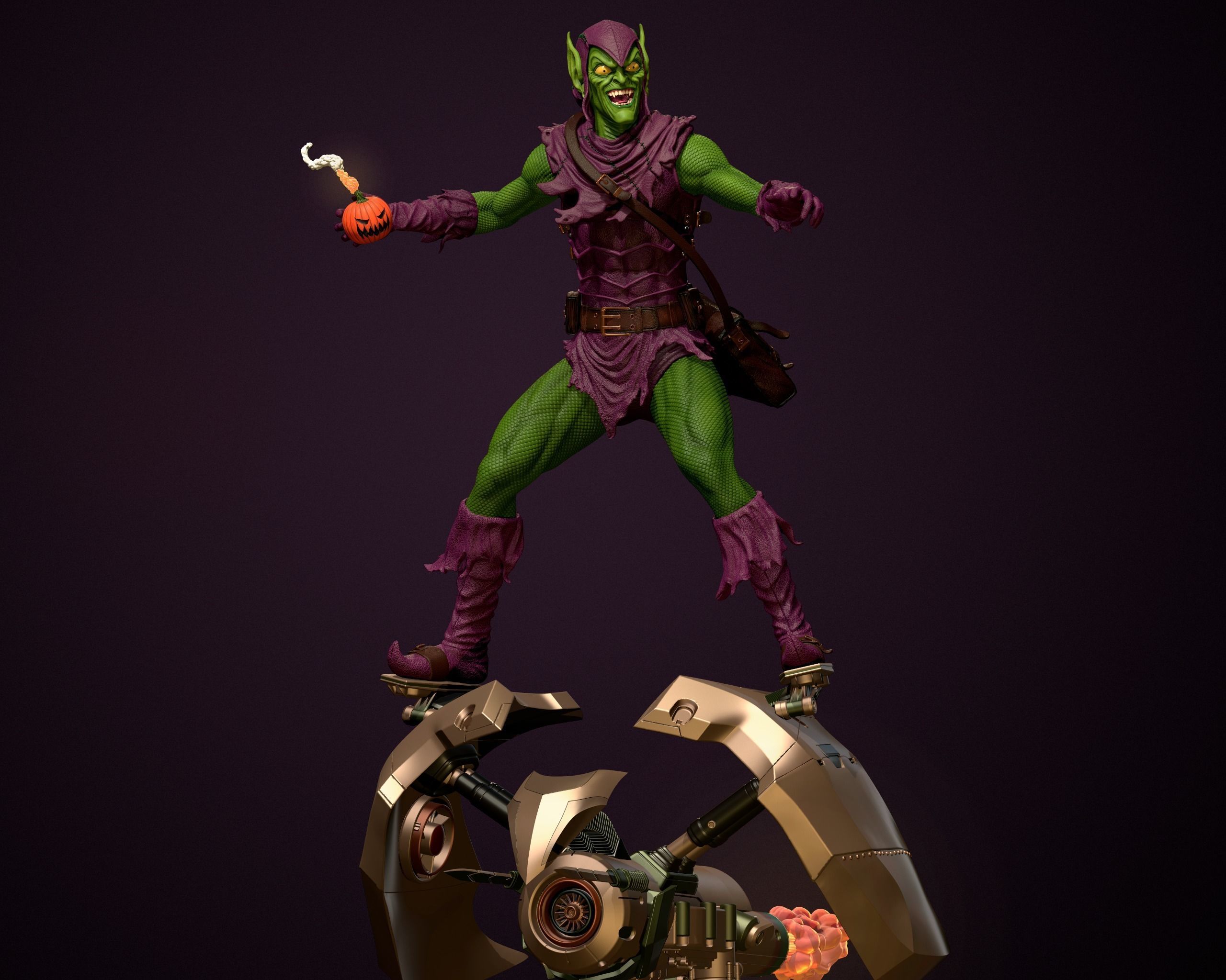 GREEN GOBLIN 3D print model_4