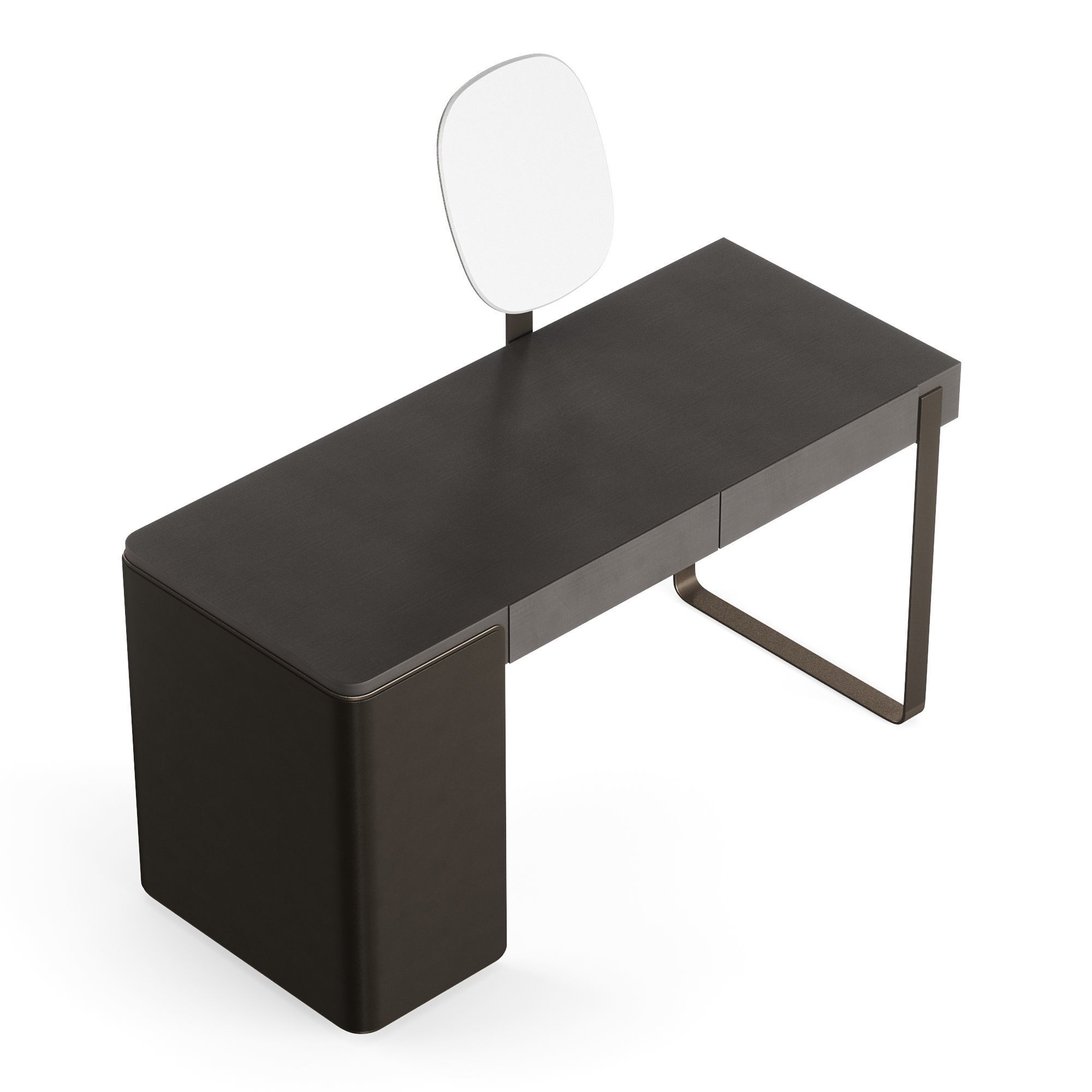 Fendi Icon Lady Desk with Mirror Low-poly 3D model_4