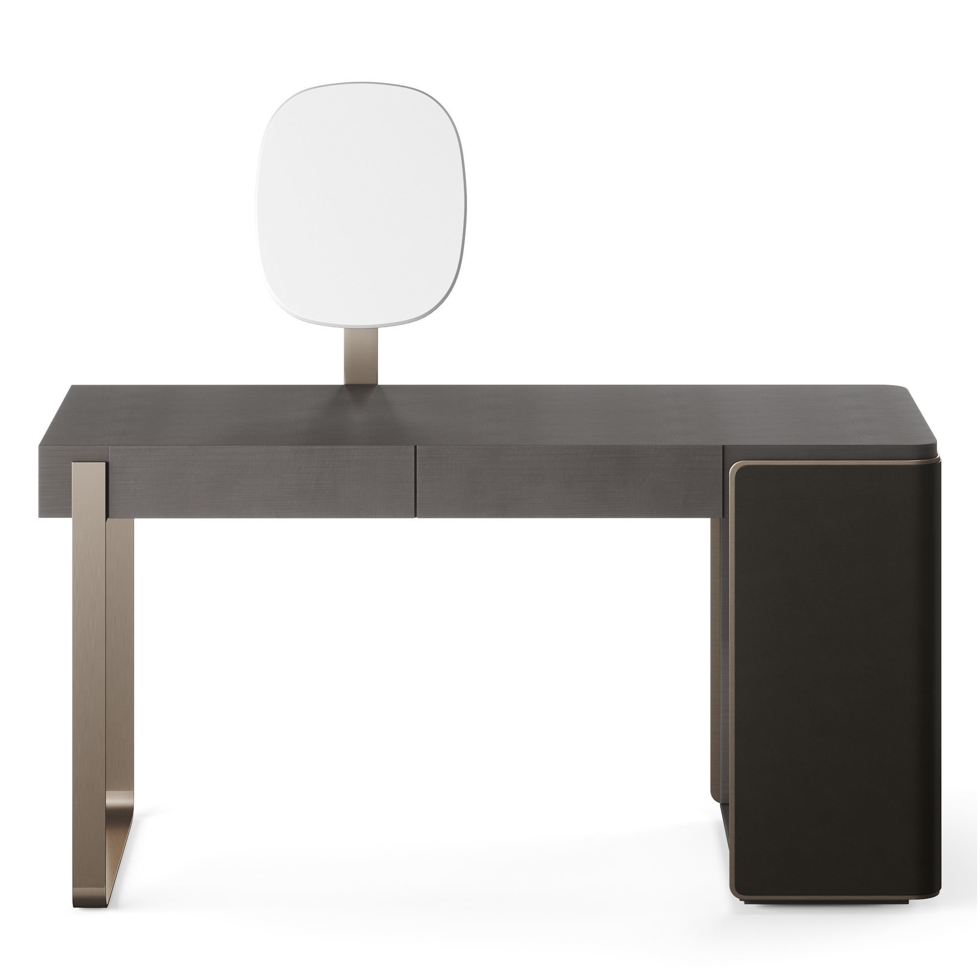 Fendi Icon Lady Desk with Mirror Low-poly 3D model_2