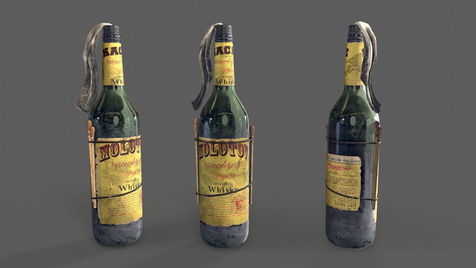 Explosive Devices Low-poly 3D model_33