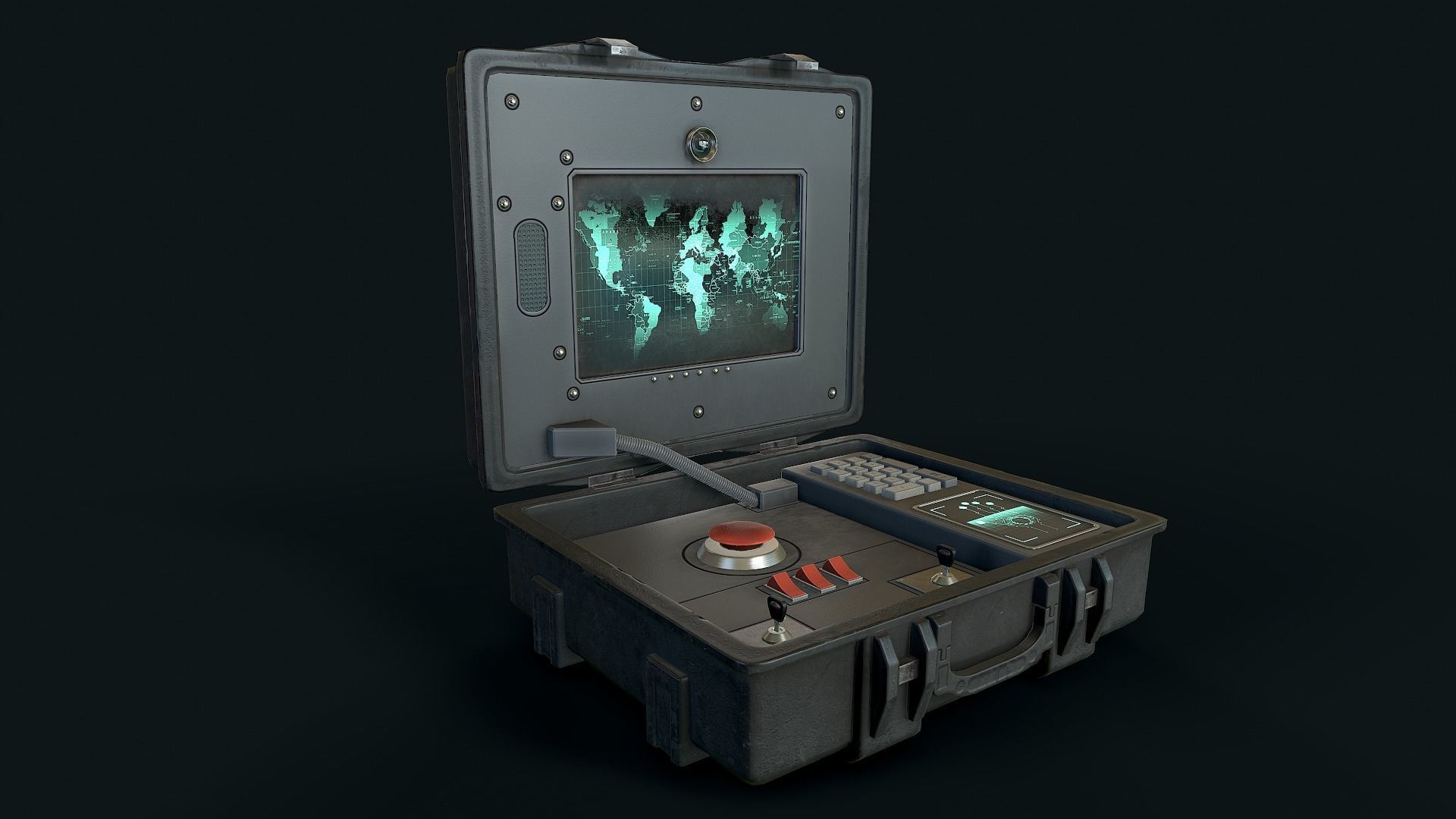 Explosive Devices Low-poly 3D model_27