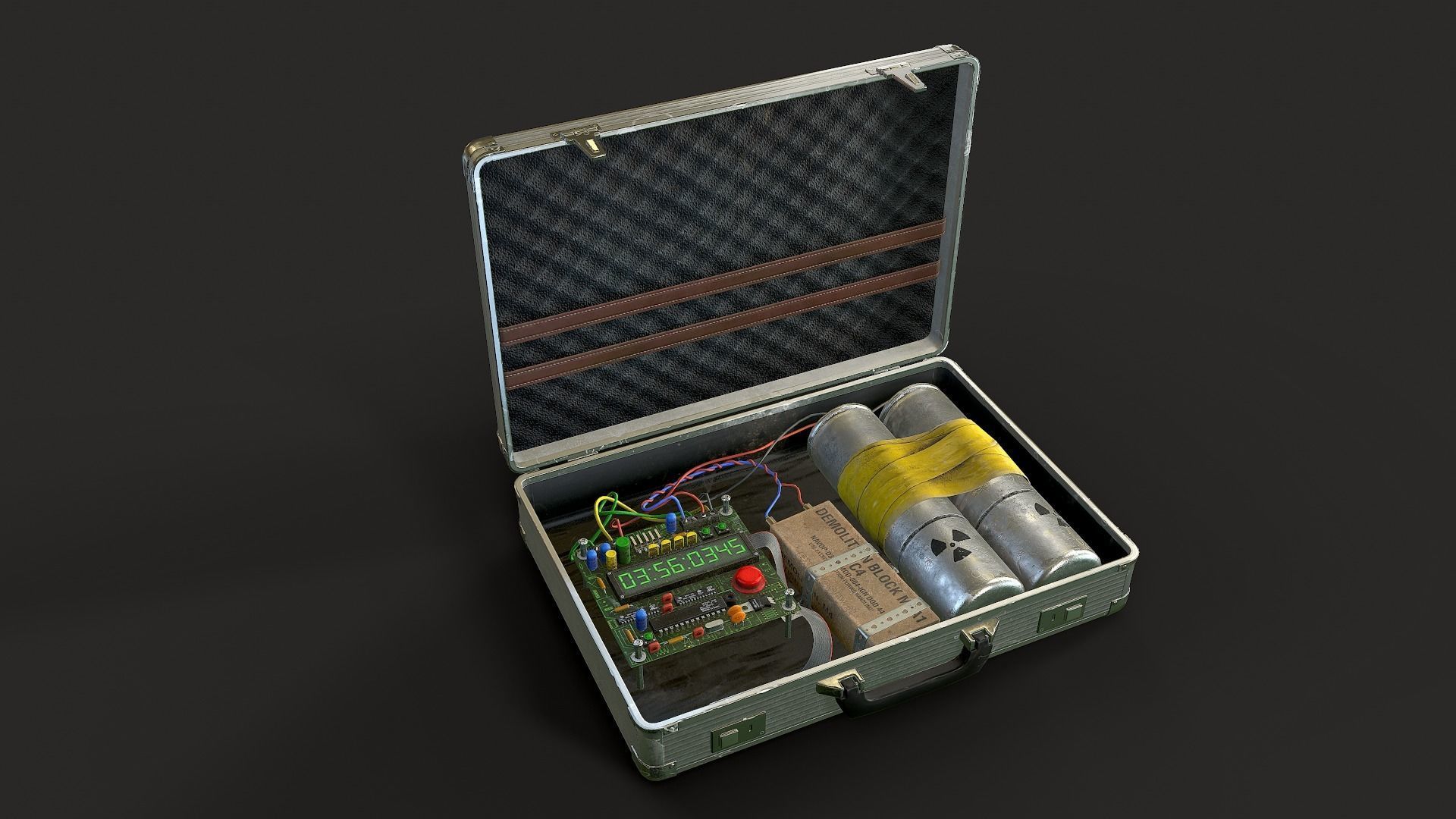 Explosive Devices Low-poly 3D model_23