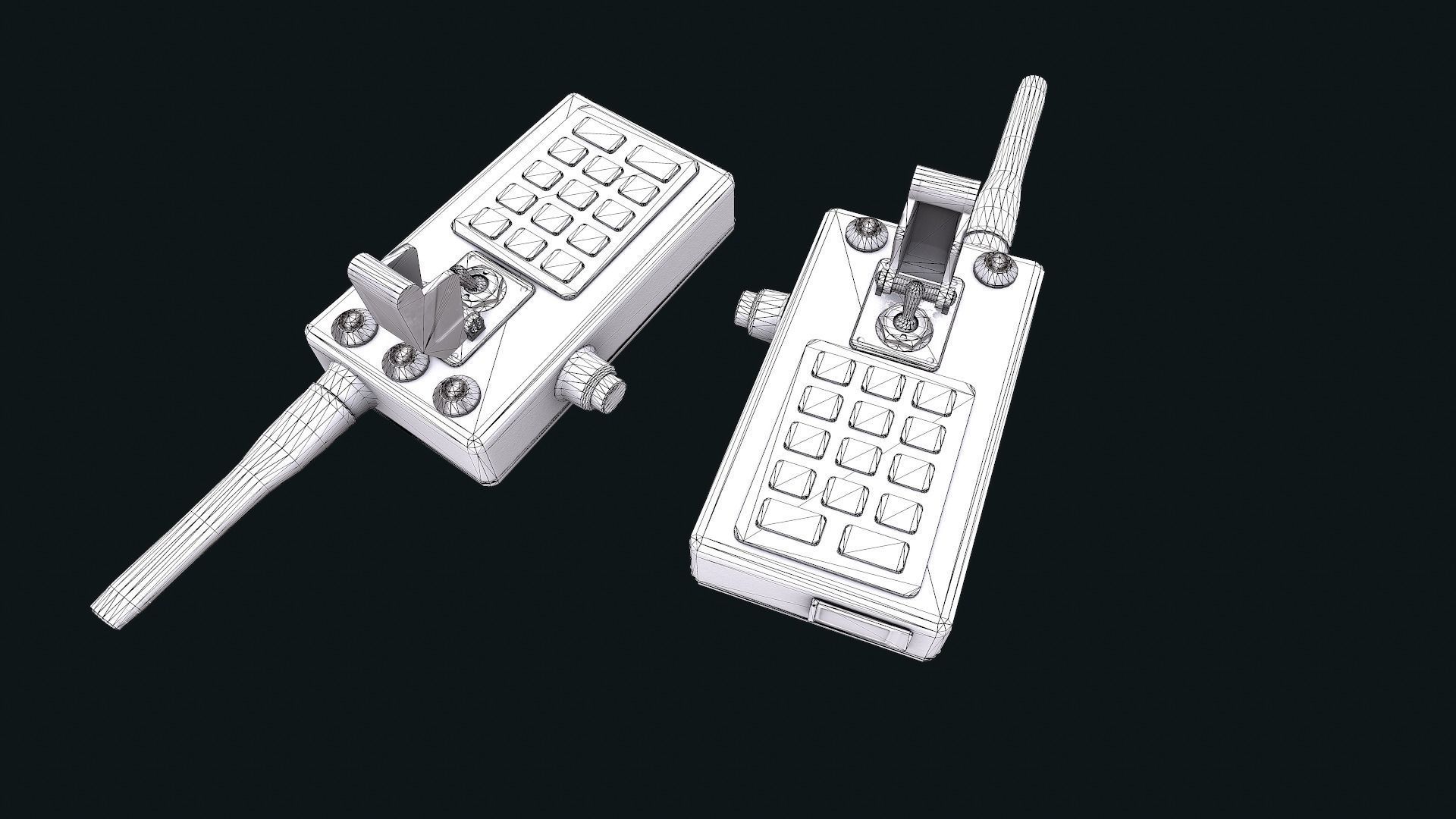 Explosive Devices Low-poly 3D model_12