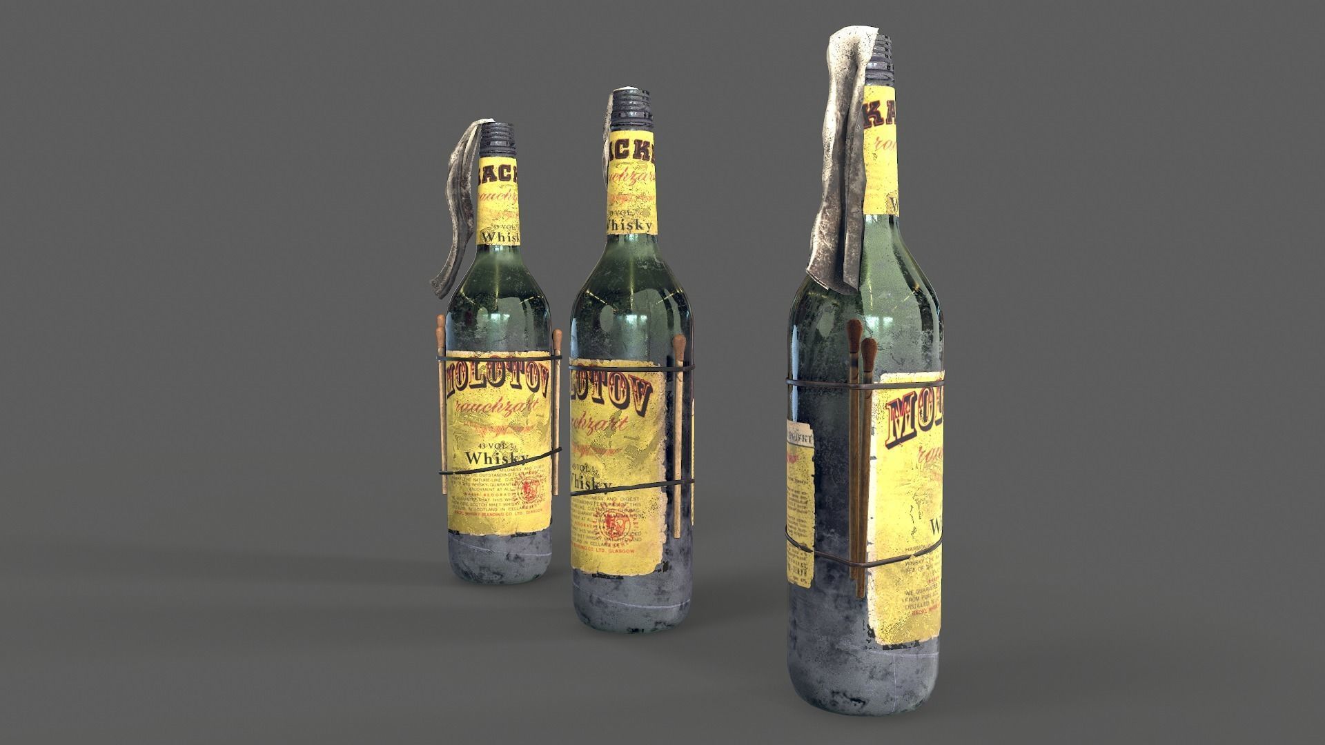 Explosive Devices Low-poly 3D model_34