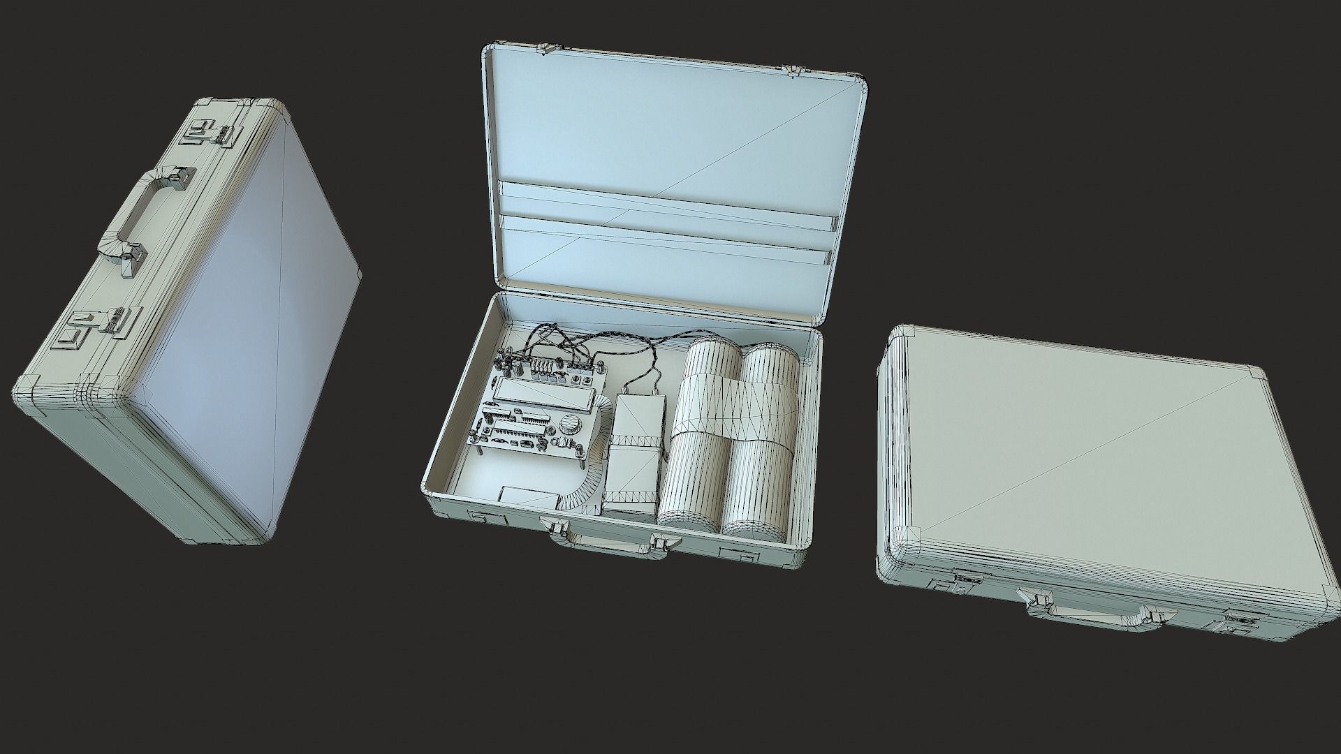 Explosive Devices Low-poly 3D model_24