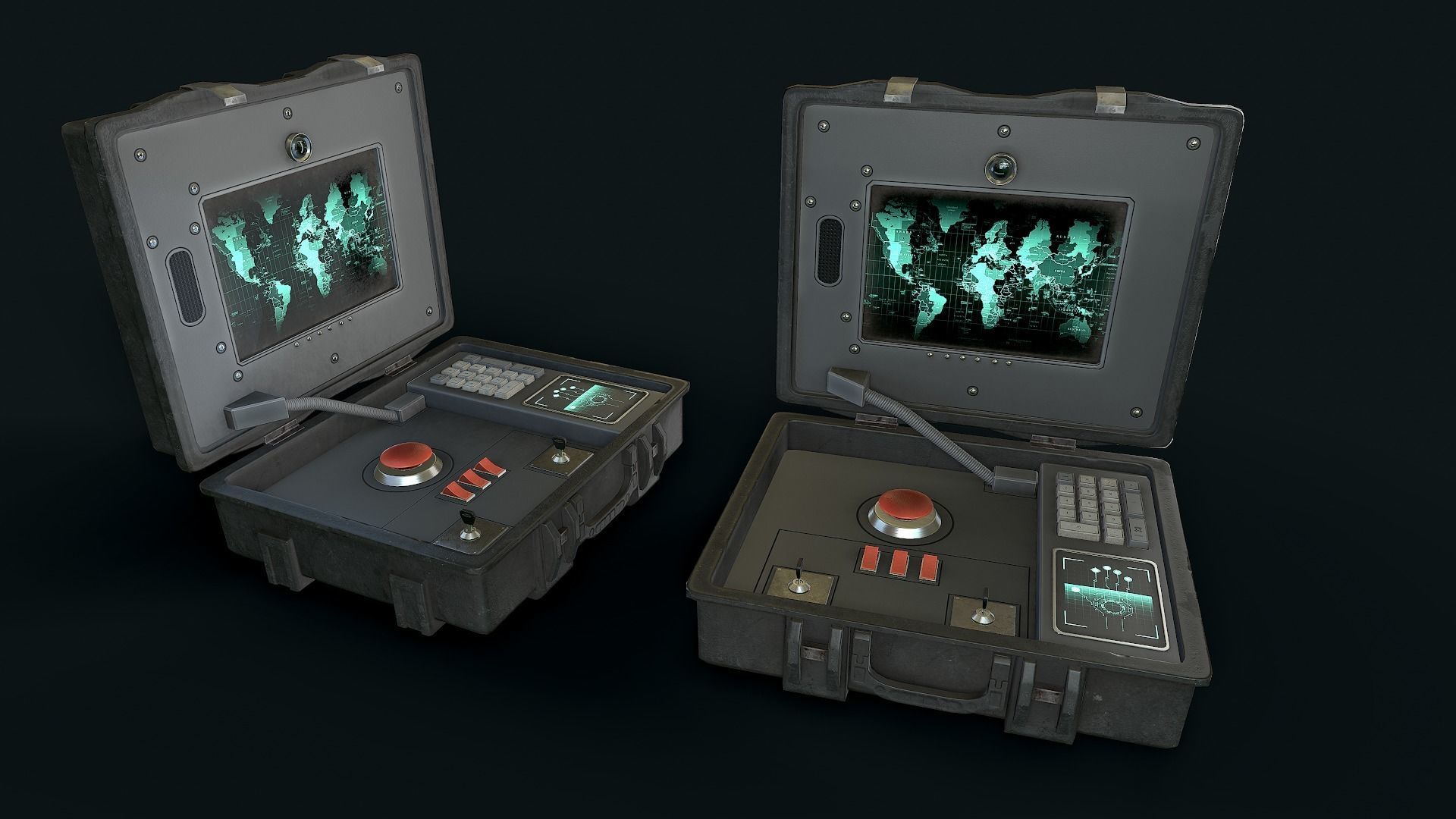 Explosive Devices Low-poly 3D model_29