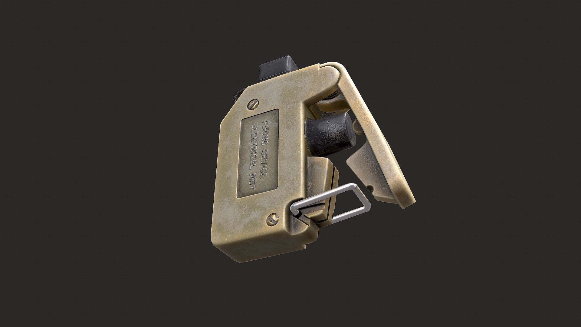 Explosive Devices Low-poly 3D model_1