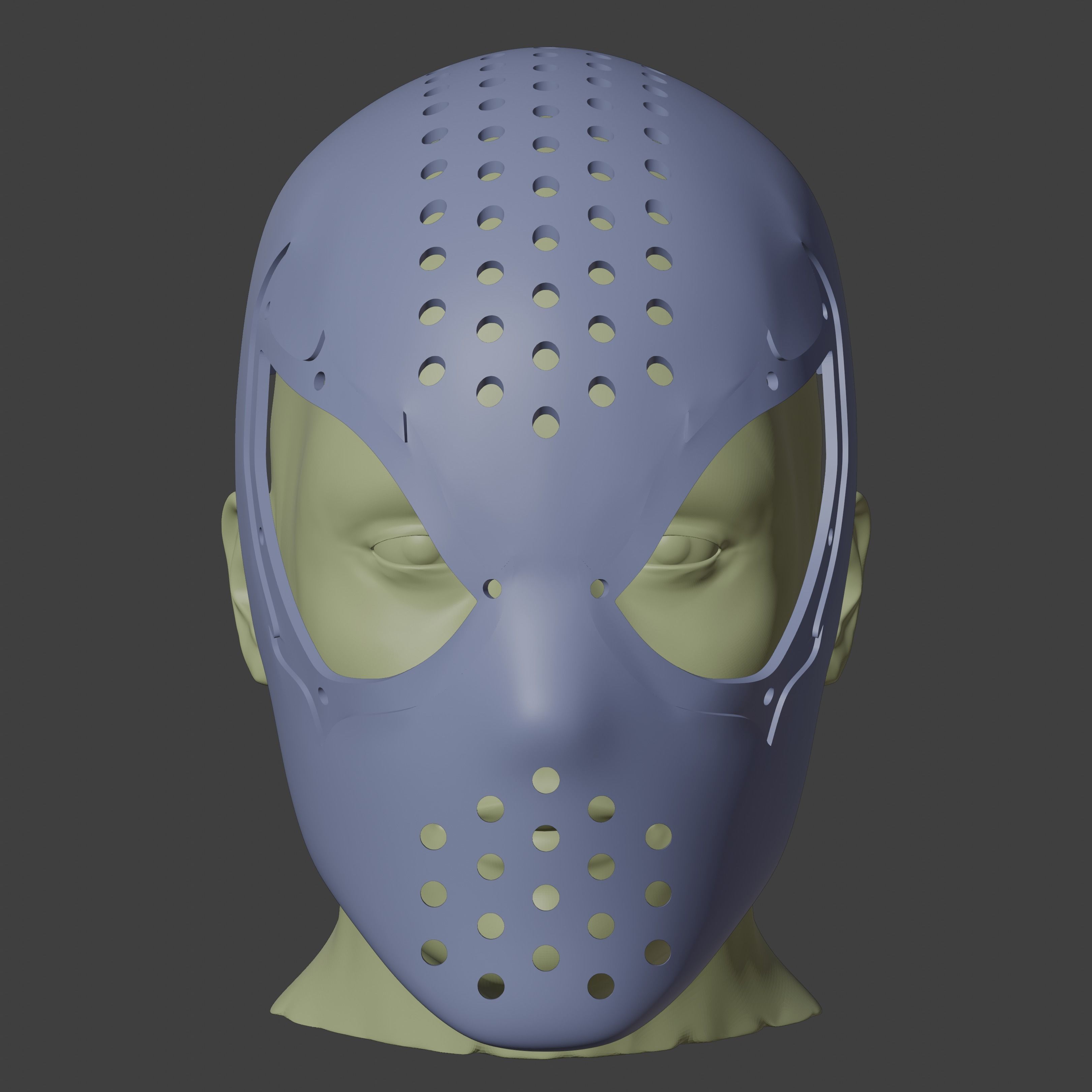 Spider-Man Symbiote inspired Faceshell 3D print model_11