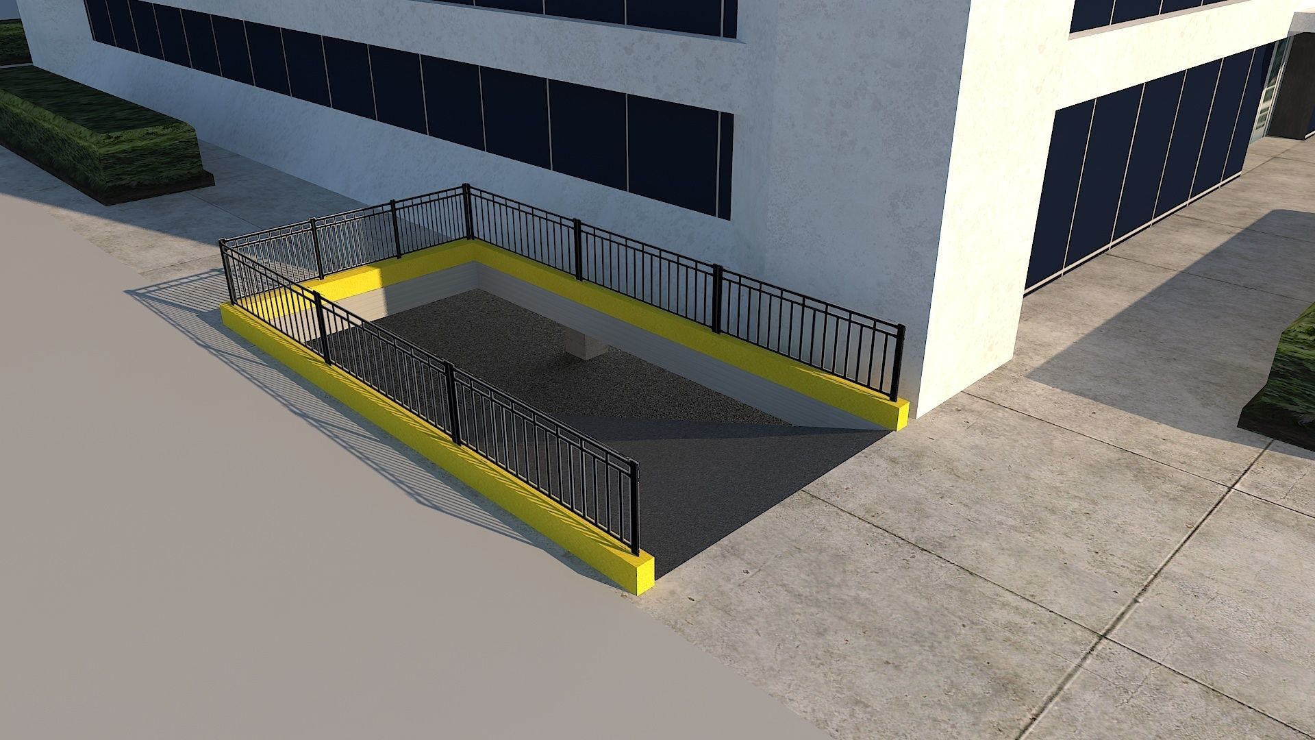 Skyscraper building archive Low-poly 3D model_18