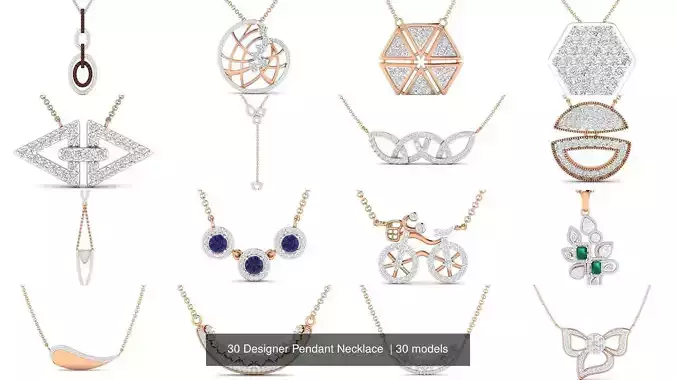 30 Designer Pendant Necklace 