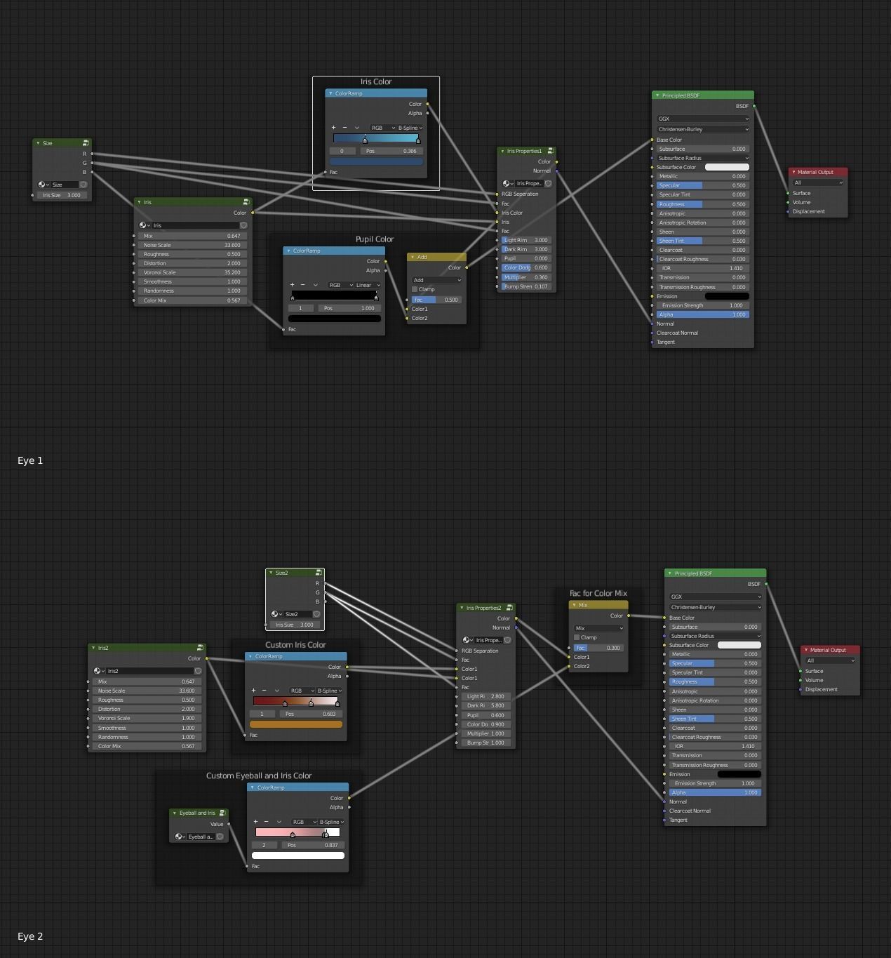Custom Eyes 3D print model_10