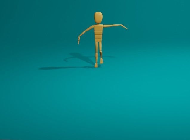 dancing charecter  3D model_1