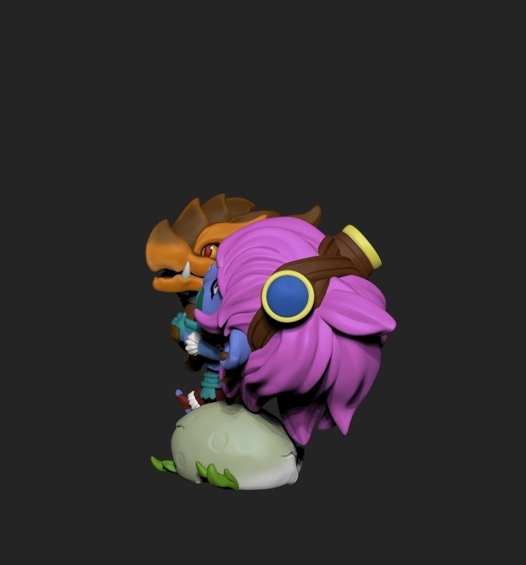 Tristana Dragon Trainer SKIN 3D print model_5
