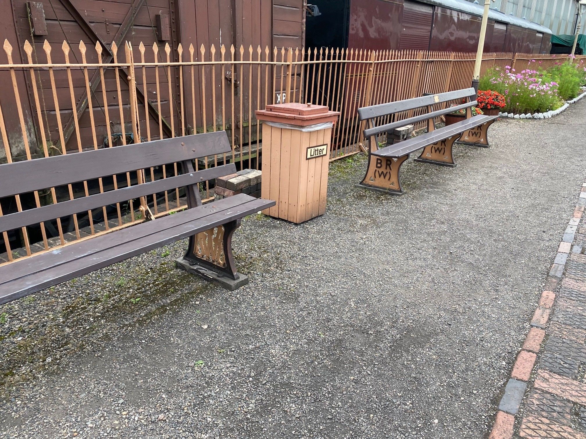 Model Railway - Wooden Litter Bin 3D print model_11