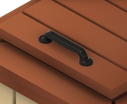 Model Railway - Wooden Litter Bin 3D print model_8