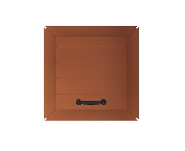Model Railway - Wooden Litter Bin 3D print model_7