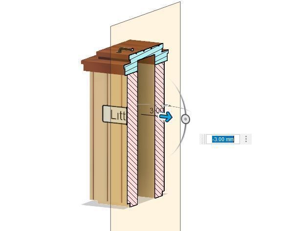 Model Railway - Wooden Litter Bin 3D print model_9
