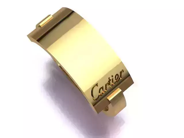 Rings gold ring with engraving