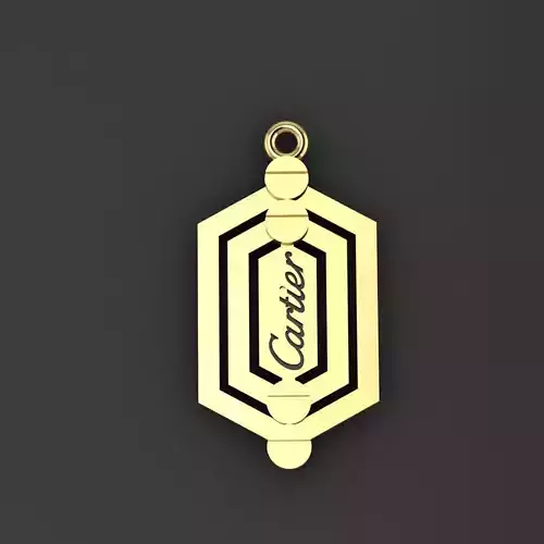Pendant gold tag