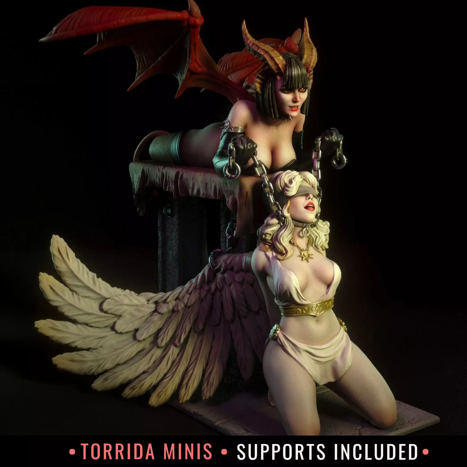 Demon Dominatrix 3D print model