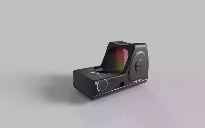 RMR scope Low-poly 3D model