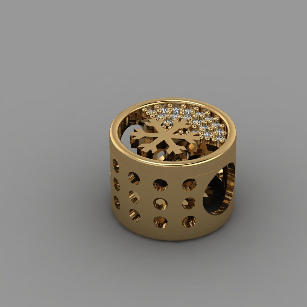 Pandora - Charm 3D print model_2
