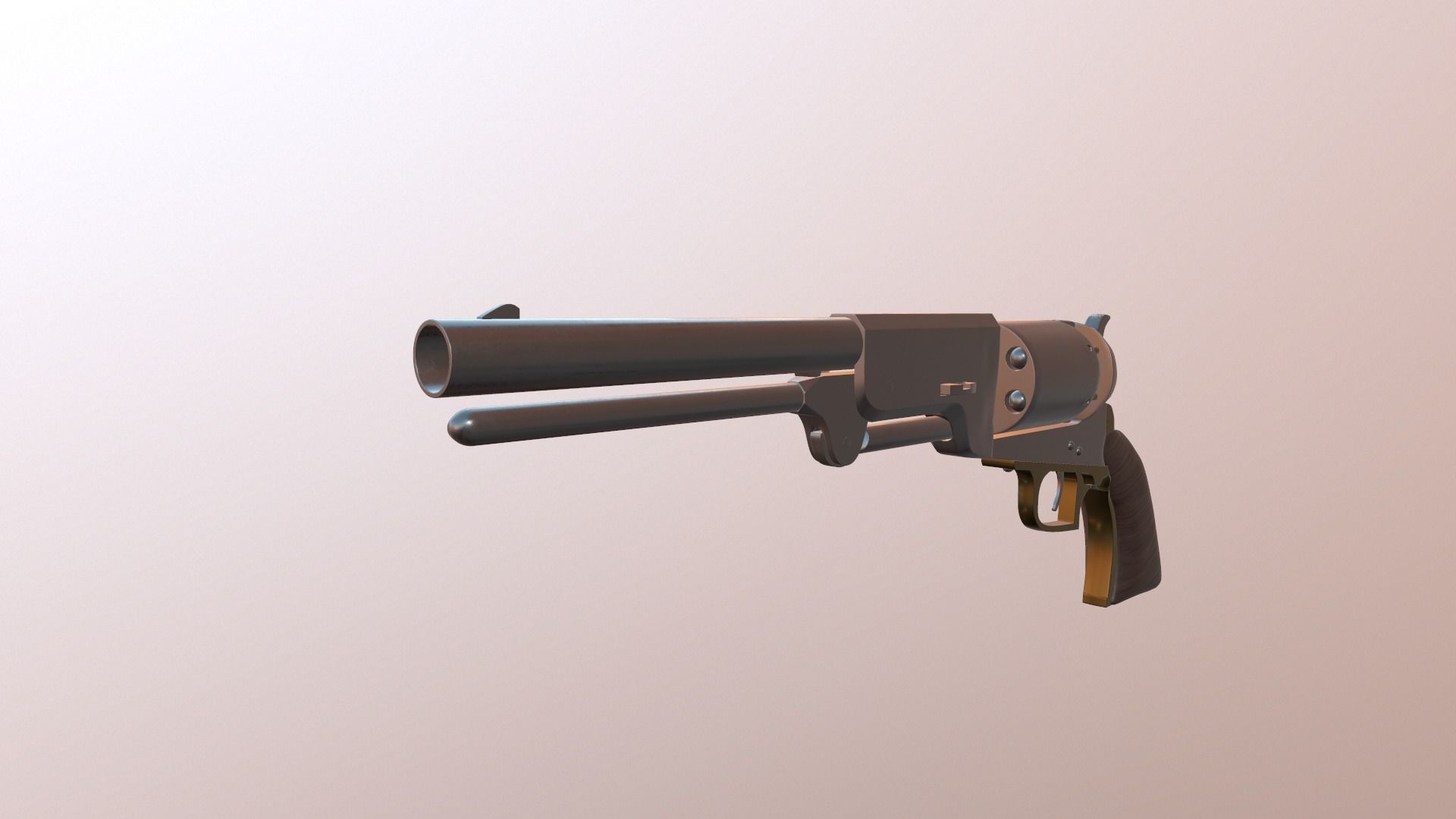 Colt walker 1847 3D model_11