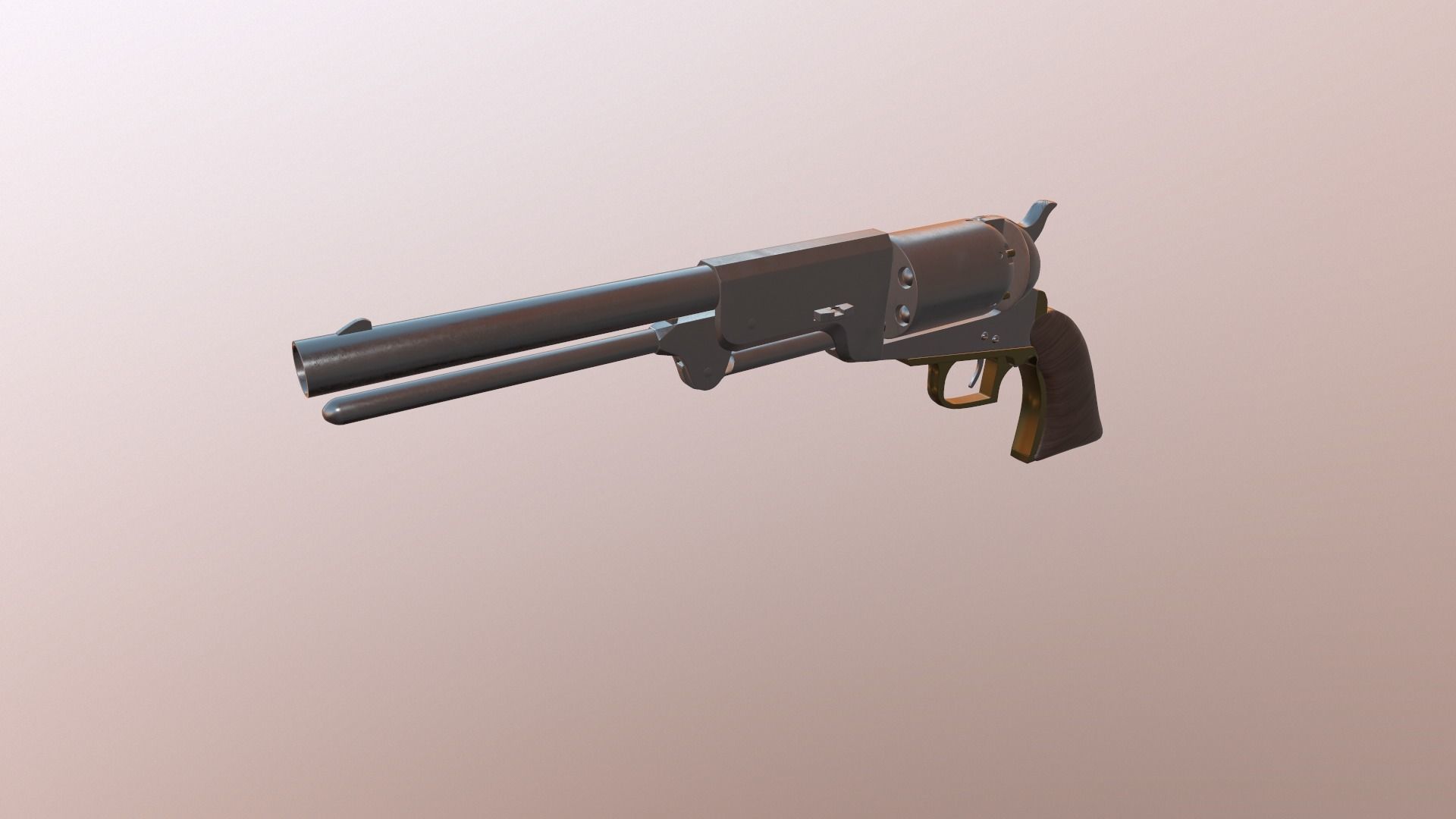 Colt walker 1847 3D model_3