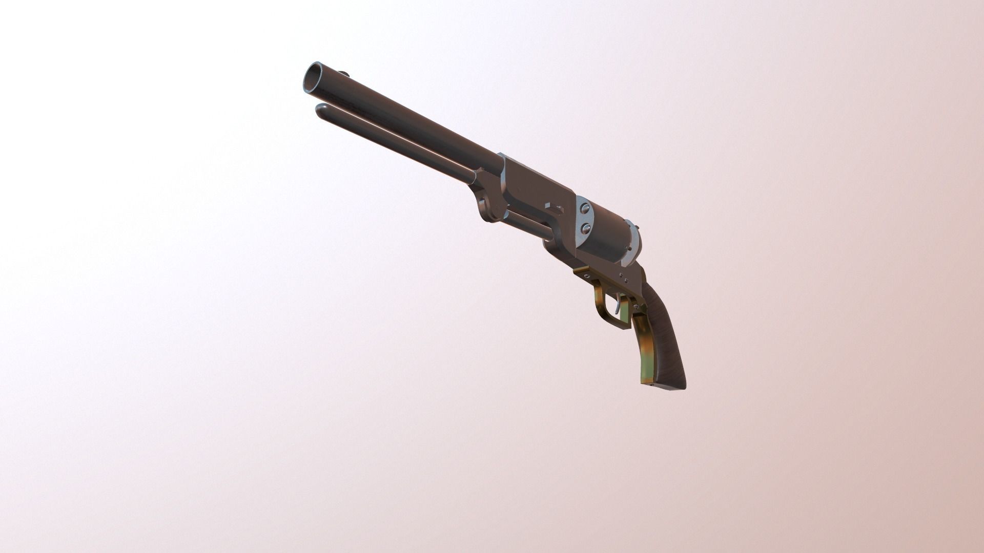 Colt walker 1847 3D model_4