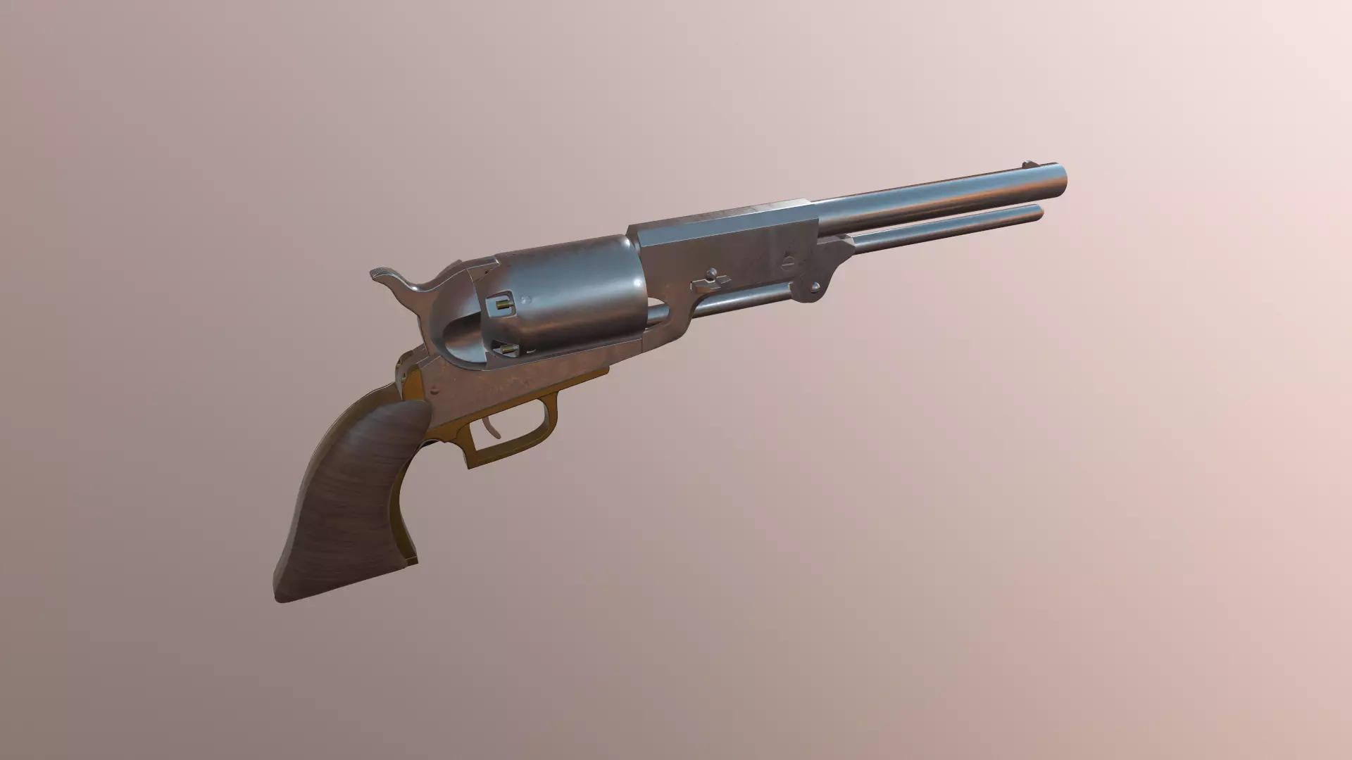 Colt walker 1847 3D model_0