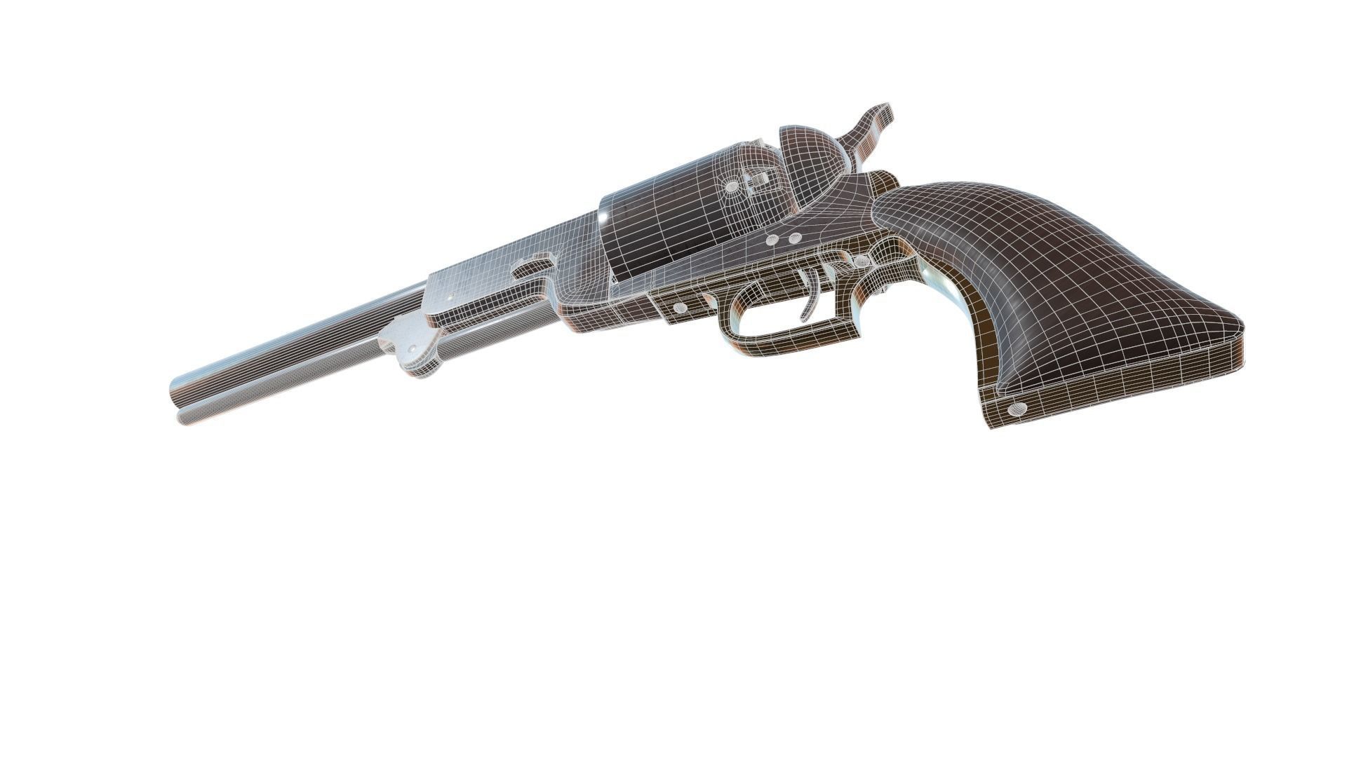 Colt walker 1847 3D model_8