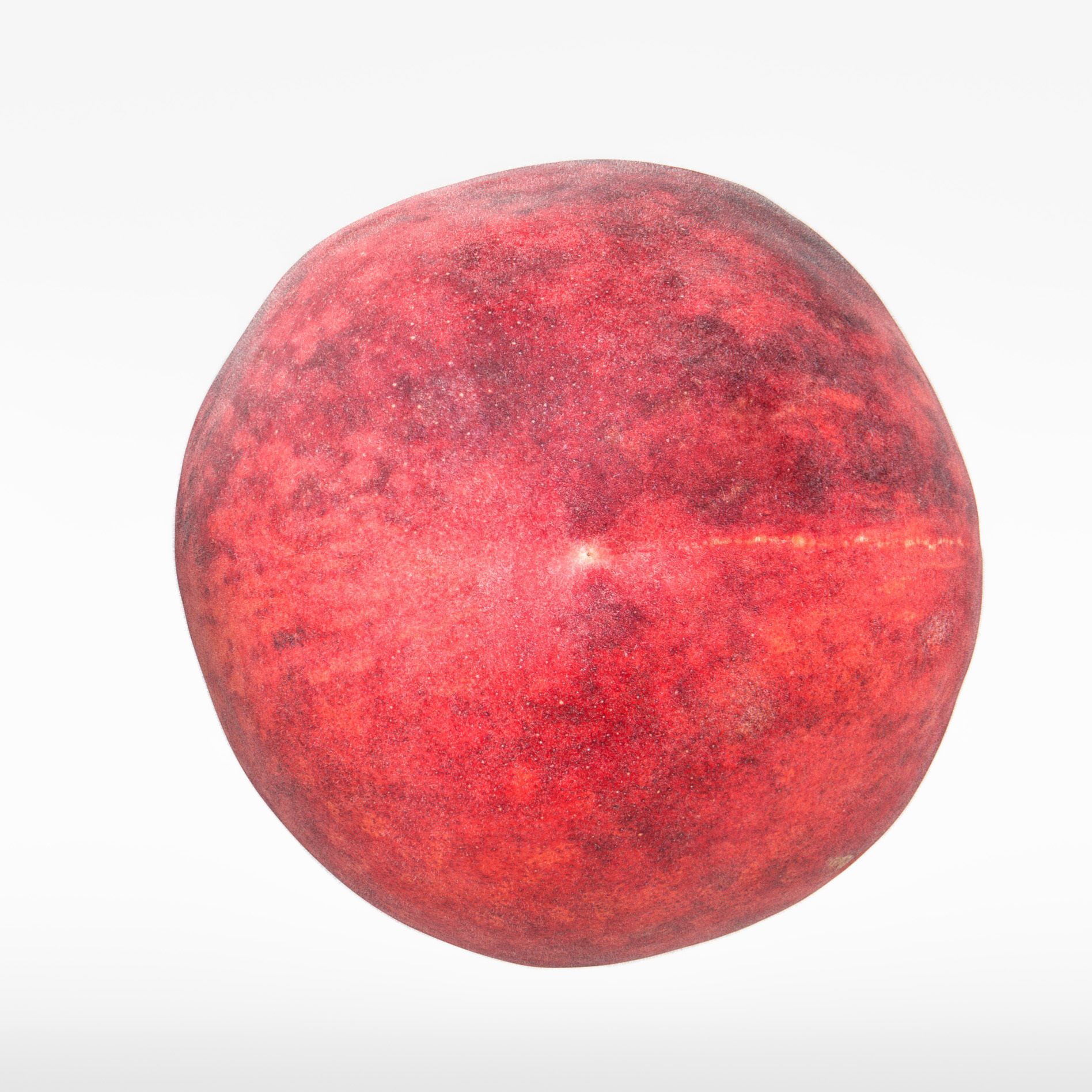 Peach 3D model_7
