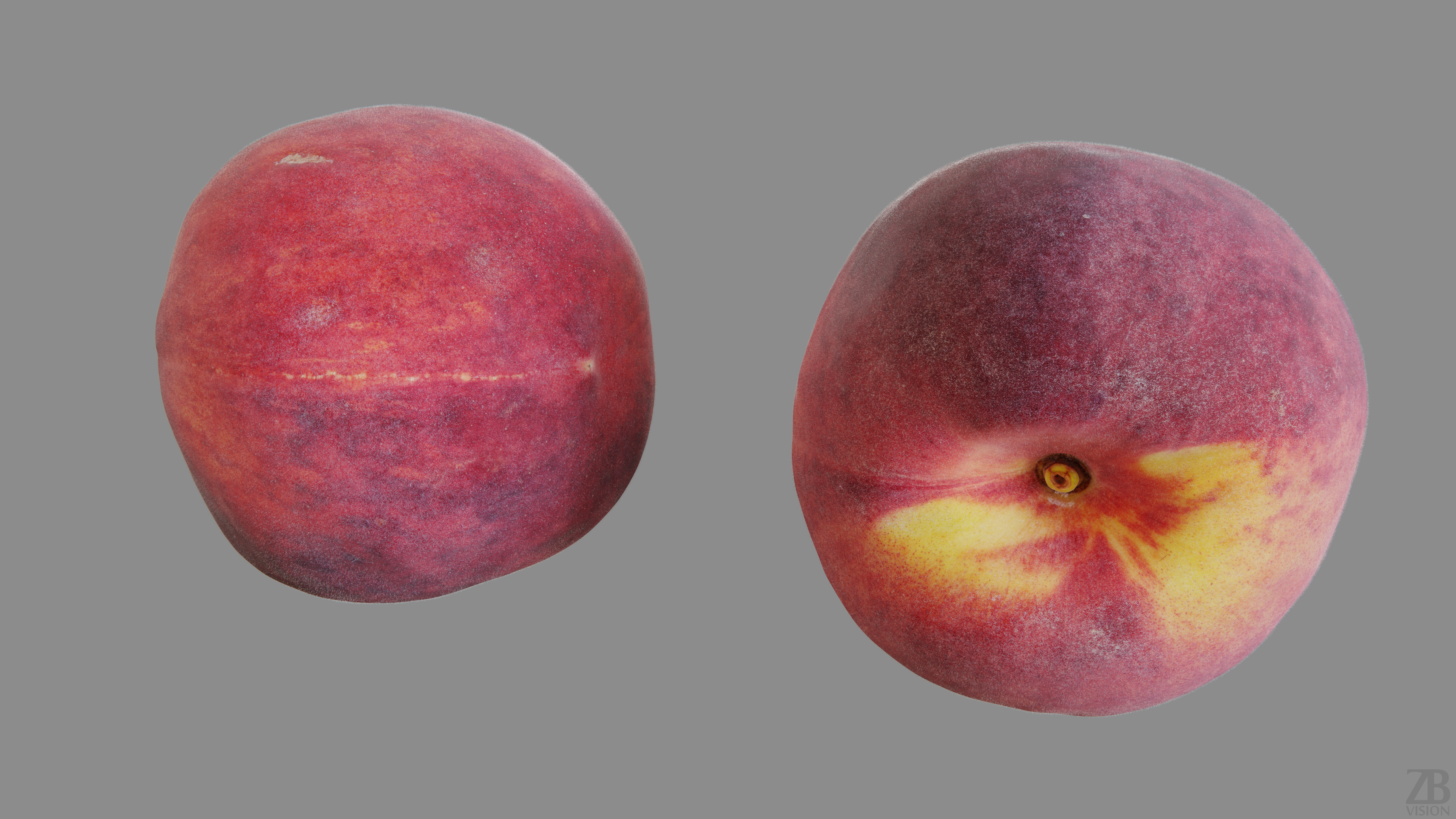 Peach 3D model_12