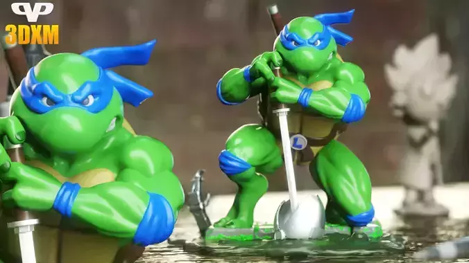 TMNT Leonardo for 3D Printing STL