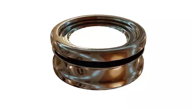 Small Circular Ceiling led light high quality Lume 3D model