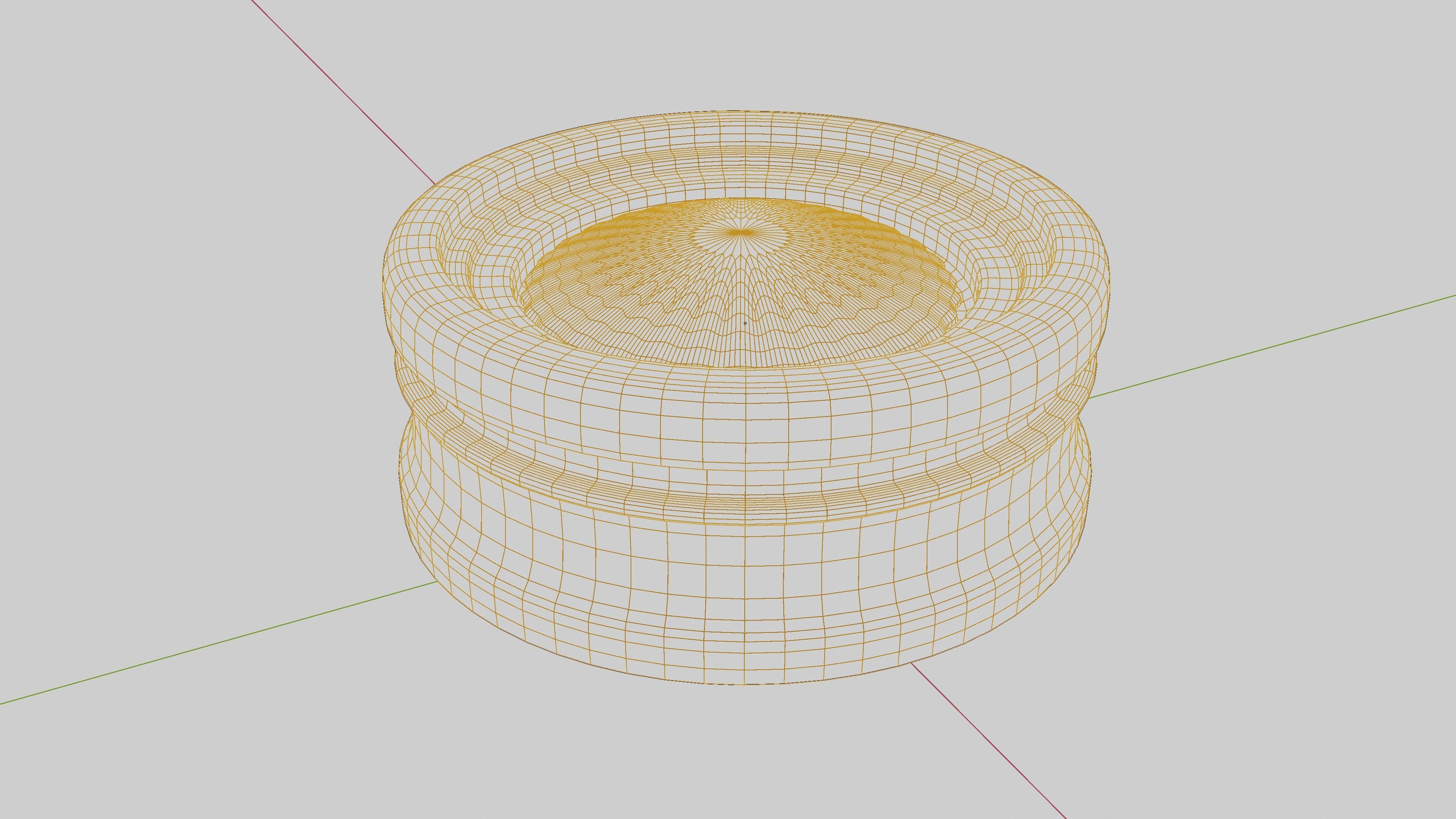 Small Circular Ceiling led light high quality Lume 3D model_4