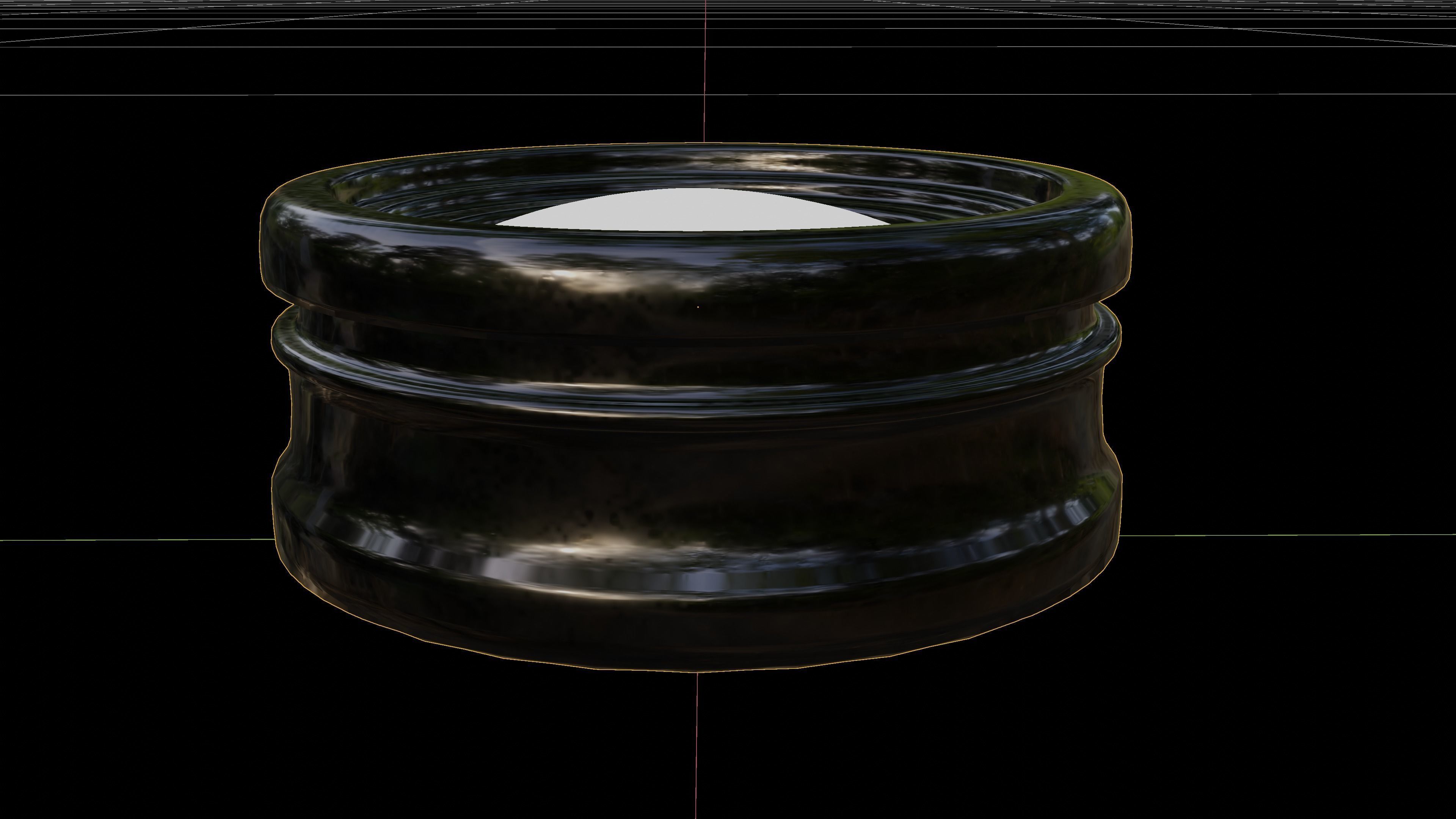 Small Circular Ceiling led light high quality Lume 3D model_5