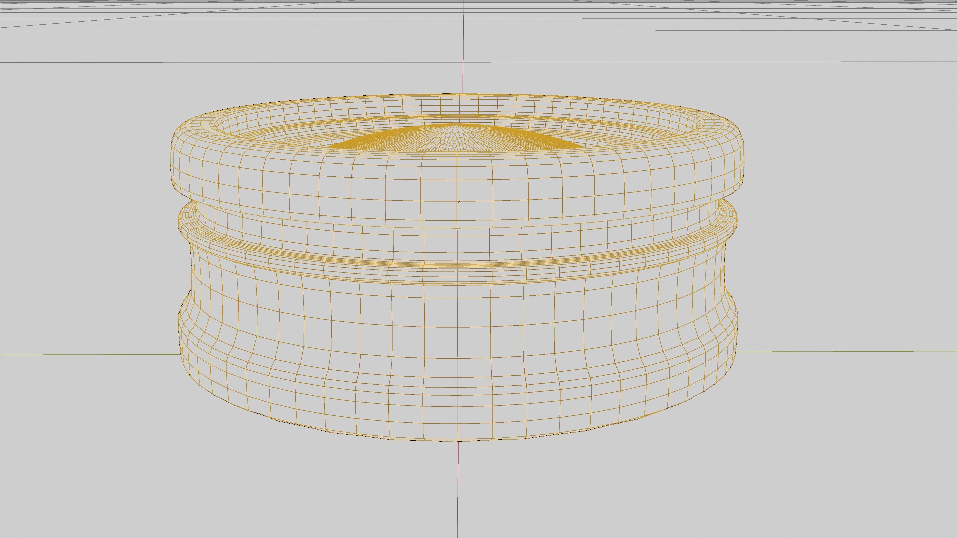 Small Circular Ceiling led light high quality Lume 3D model_7