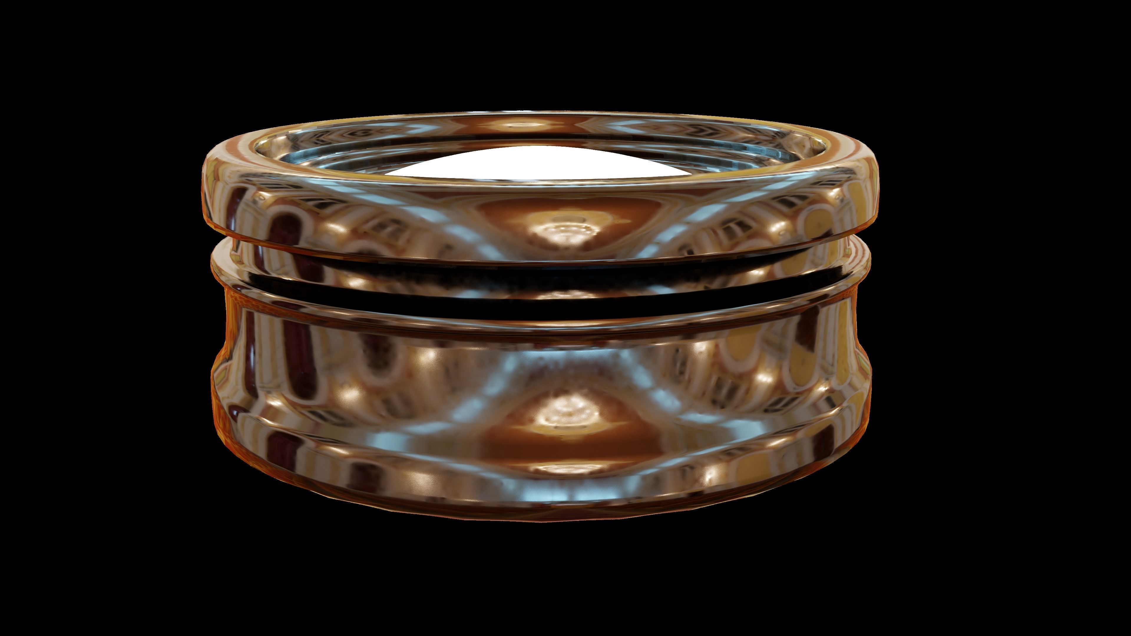 Small Circular Ceiling led light high quality Lume 3D model_1