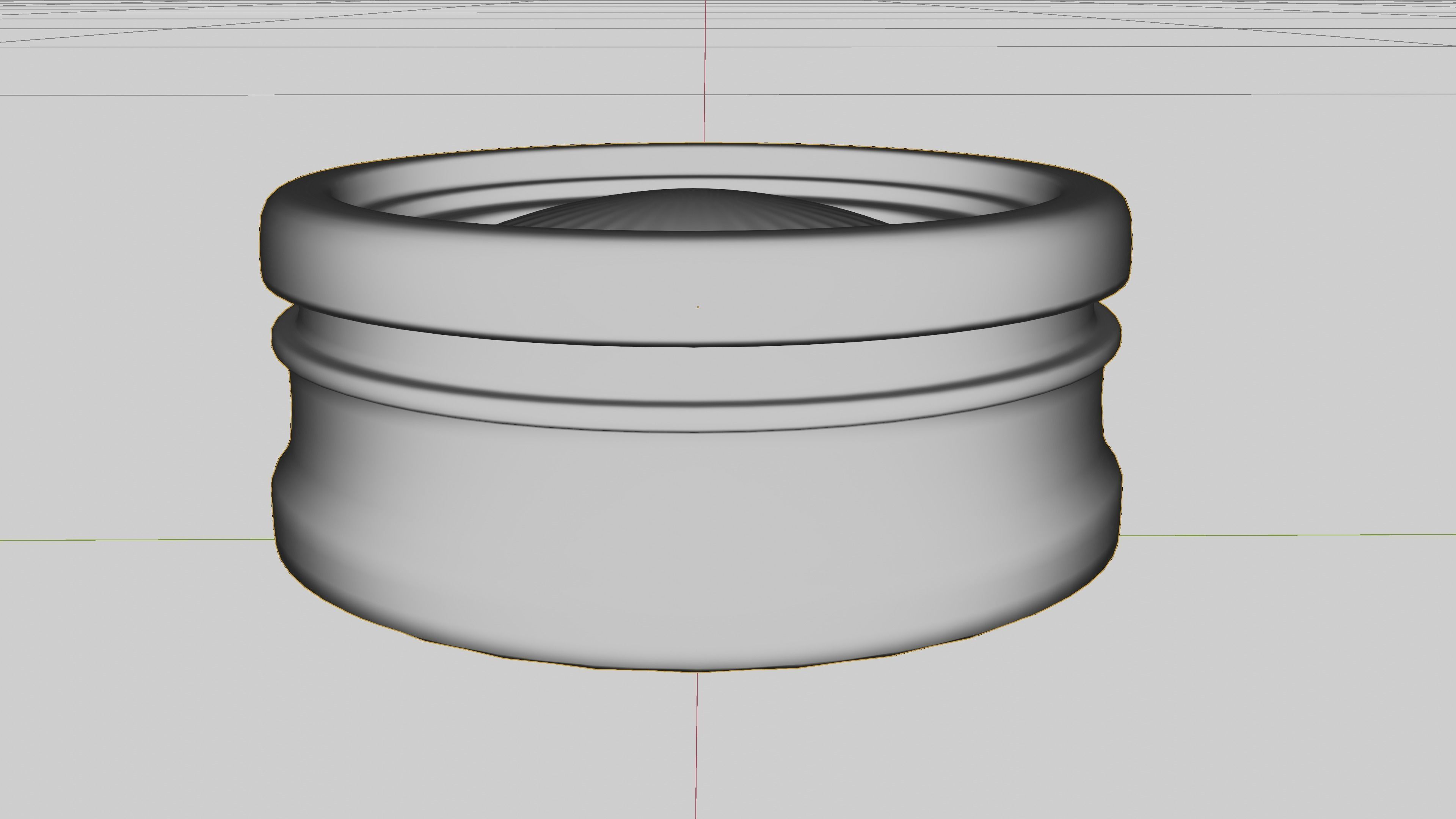 Small Circular Ceiling led light high quality Lume 3D model_6