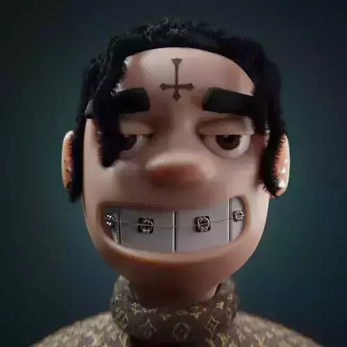 Stylized Hip Hop Character -  Low-poly 3D model