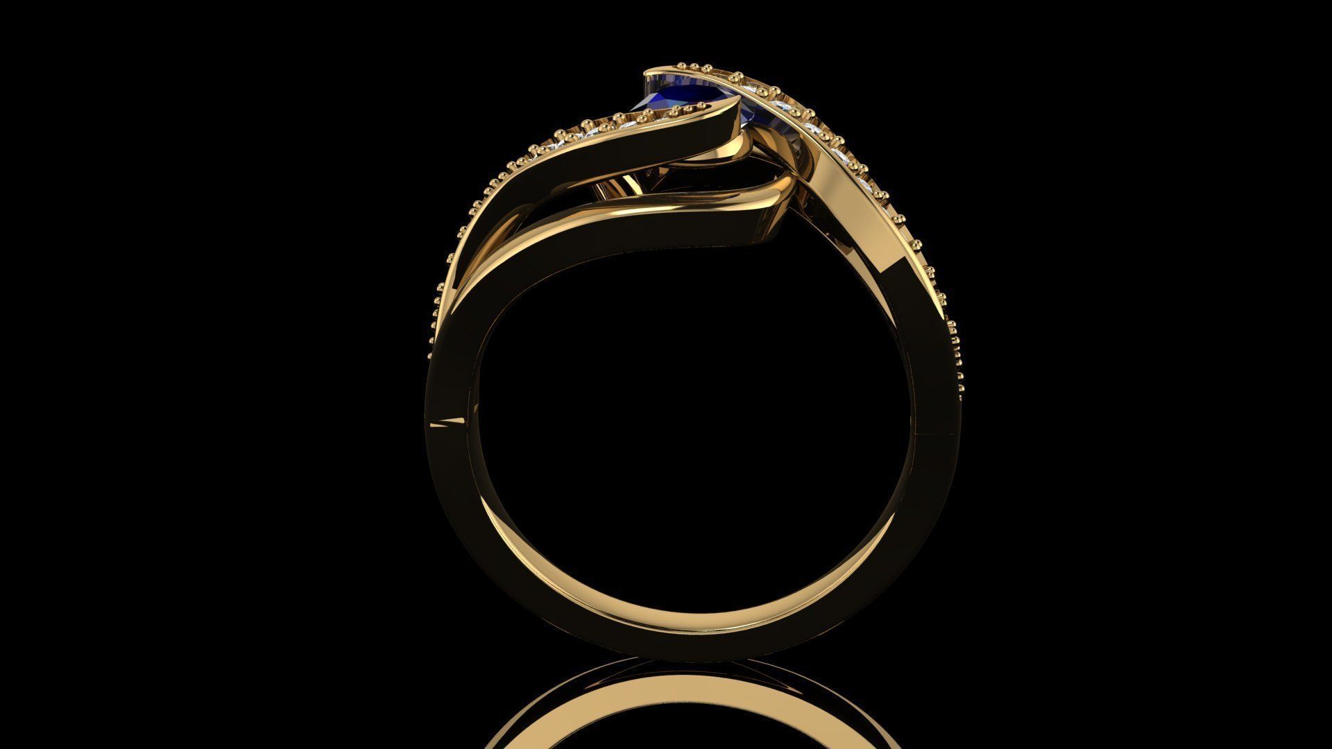 DIAMOND RING Free 3D print model_2